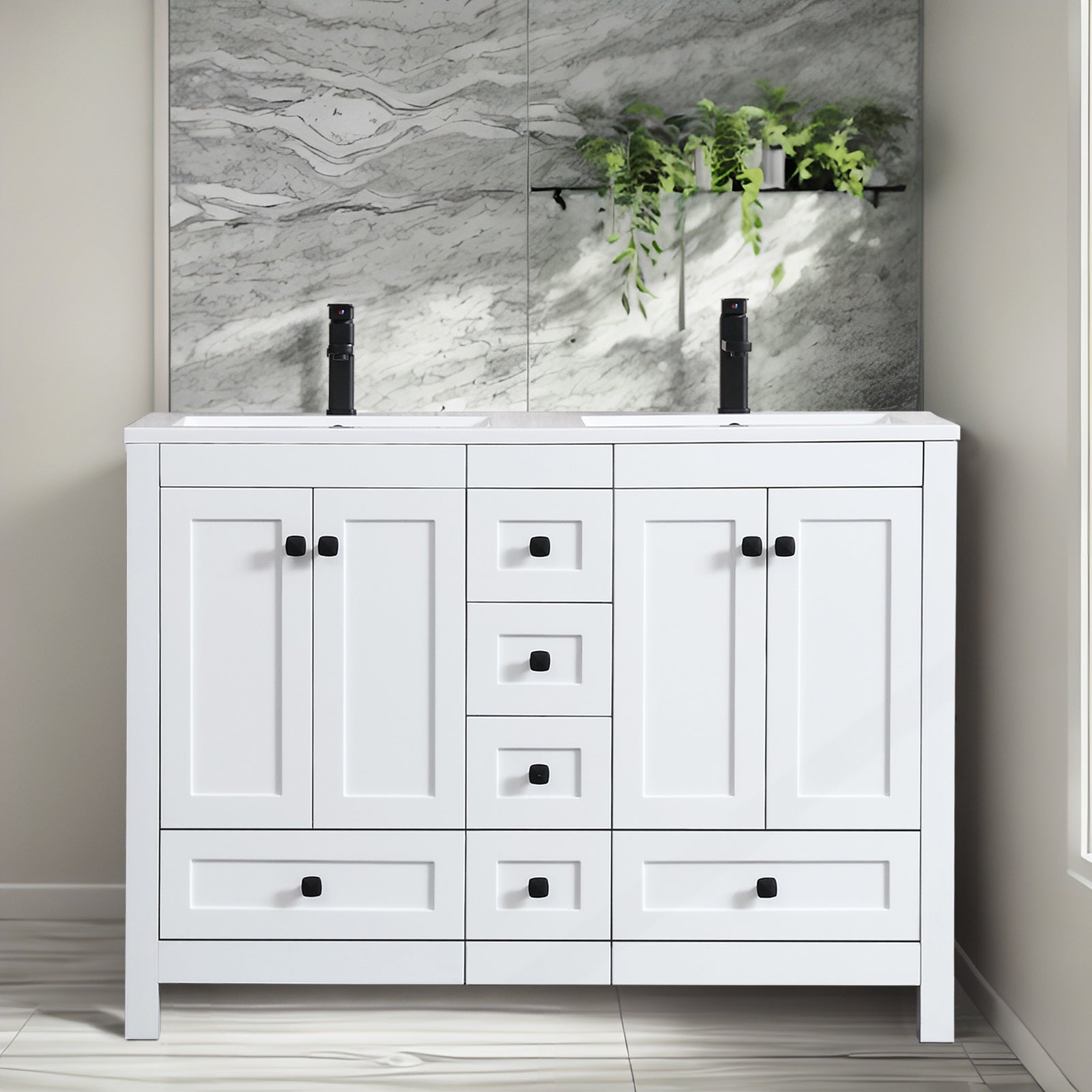 Eclife 30 Bathroom Vanity Set W/Drop in Sink Cabinet Mirror Combo - Bed  Bath & Beyond - 37569863