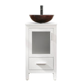 Classic 18" Freestanding Bathroom Vanity Combo with Single Sink